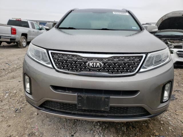 5XYKW4A73EG499291 - 2014 KIA SORENTO SX GRAY photo 5