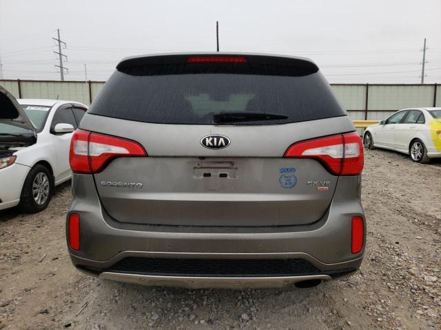 5XYKW4A73EG499291 - 2014 KIA SORENTO SX GRAY photo 6