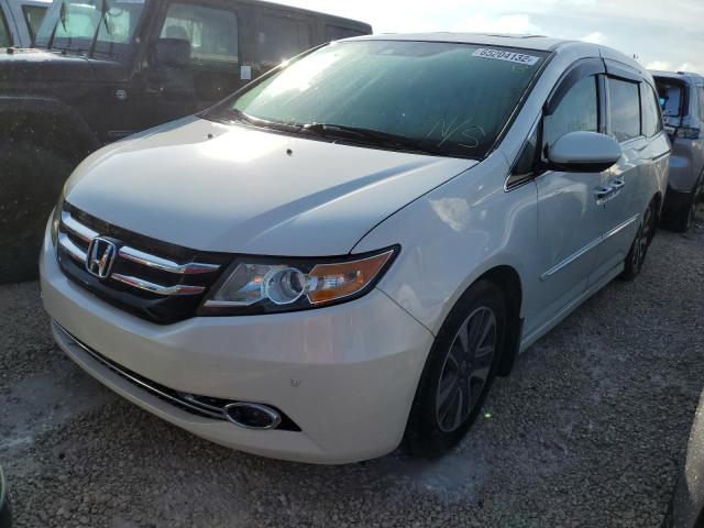 5FNRL5H90FB060207 - 2015 HONDA ODYSSEY TO WHITE photo 2