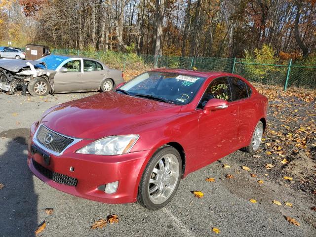 JTHCF5C22A5044591 - 2010 LEXUS IS 250 RED photo 2