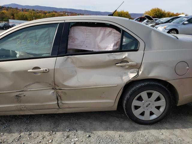 3FAHP06Z68R165136 - 2008 FORD FUSION S BEIGE photo 9