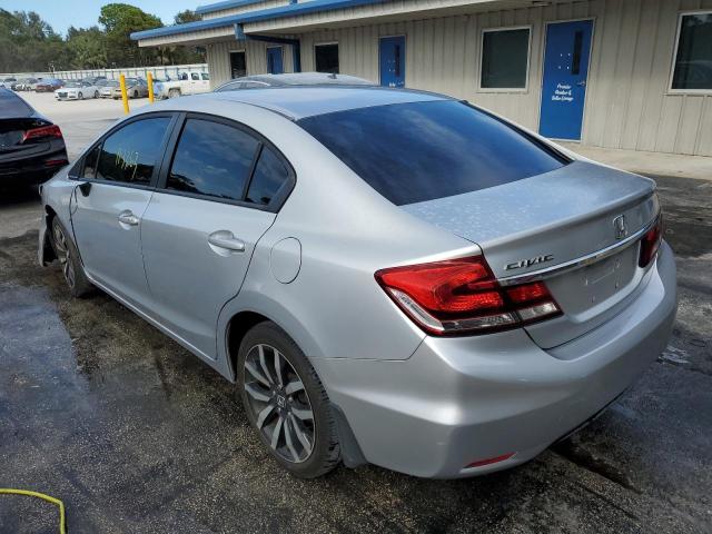 2HGFB2F96EH504658 - 2014 HONDA CIVIC EXL 银色 照片 3