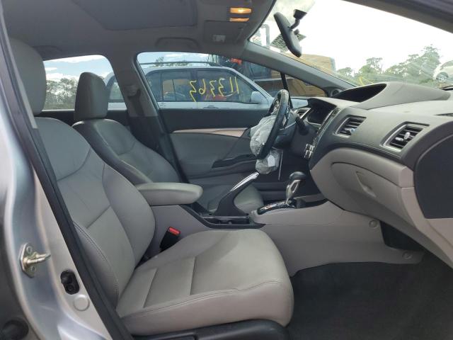 2HGFB2F96EH504658 - 2014 HONDA CIVIC EXL 银色 照片 5