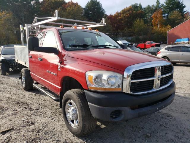 3D7LX38C26G185459 - 2006 DODGE RAM 3500 S RED photo 1