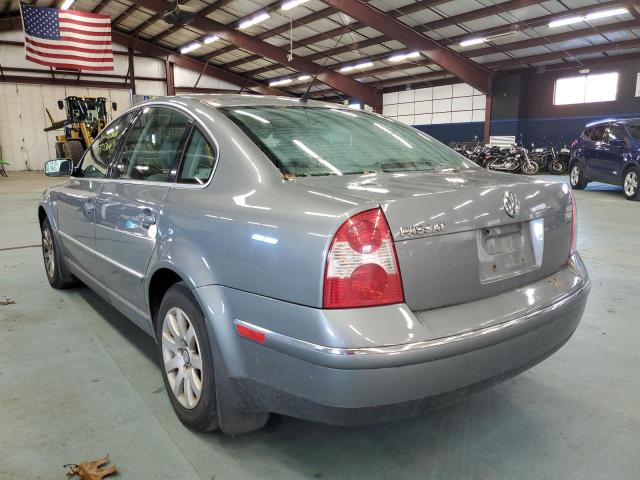 WVWPD63B93P276739 - 2003 VOLKSWAGEN PASSAT GLS GRAY photo 3