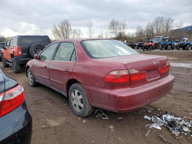 JHMCG6690YC025362 - 2000 HONDA ACCORD MAROON photo 2