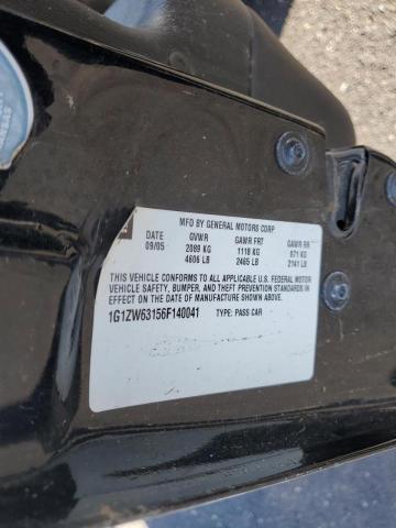 1G1ZW63156F140041 - 2006 CHEVROLET MALIBU MAX 黑色 照片 10