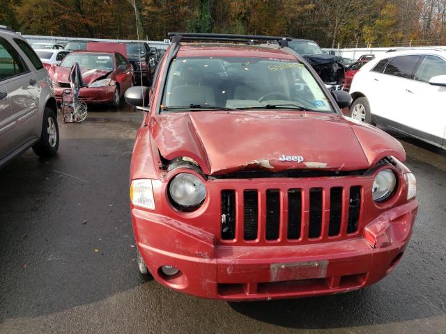 1J8FF47W67D142939 - 2007 JEEP COMPASS RED photo 9