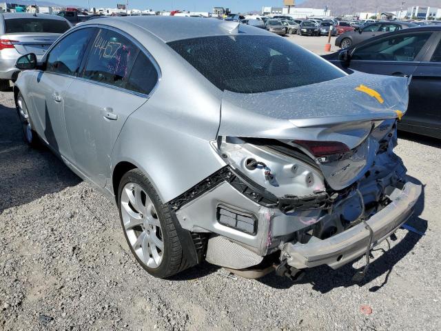 2G4GU5GX7H9106705 - 2017 BUICK REGAL GS SILVER photo 3