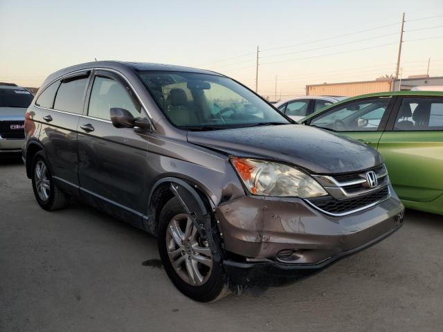 5J6RE3H7XBL014866 - 2011 HONDA CR-V EXL GRAY photo 1