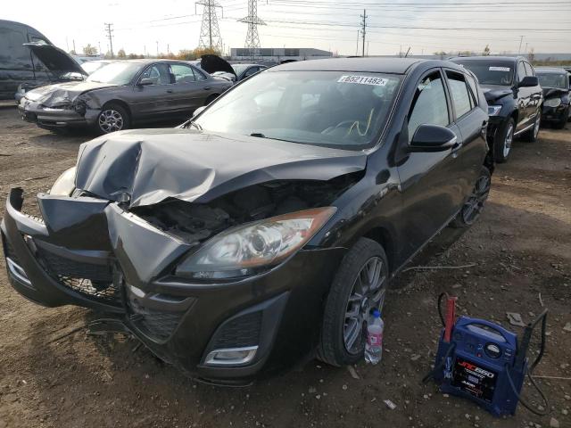 JM1BL1H50A1140485 - 2010 MAZDA 3 S BLACK photo 2