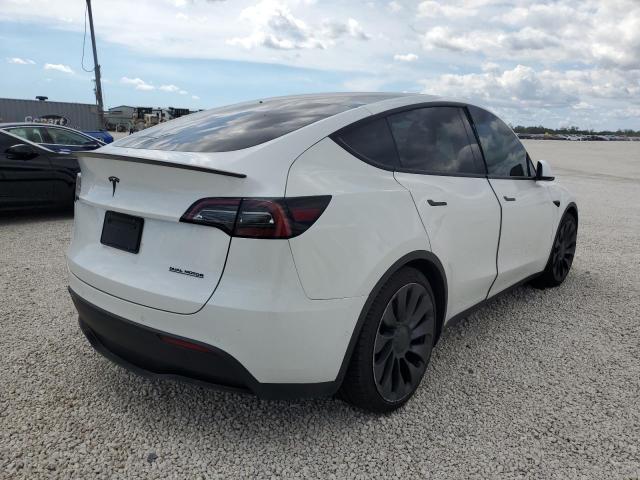 5YJYGDEF8MF269308 - 2021 TESLA MODEL Y أبيض صورة 4
