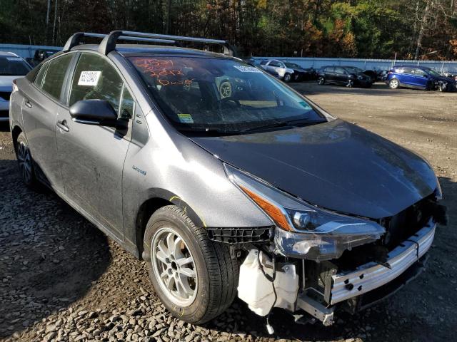 JTDL9MFU1M3029676 - 2021 TOYOTA PRIUS LE GRAY photo 1