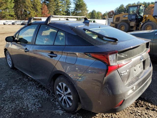 JTDL9MFU1M3029676 - 2021 TOYOTA PRIUS LE GRAY photo 3