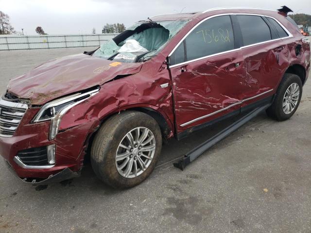 1GYKNBRS8HZ242627 - 2017 CADILLAC XT5 LUXURY BURGUNDY photo 10