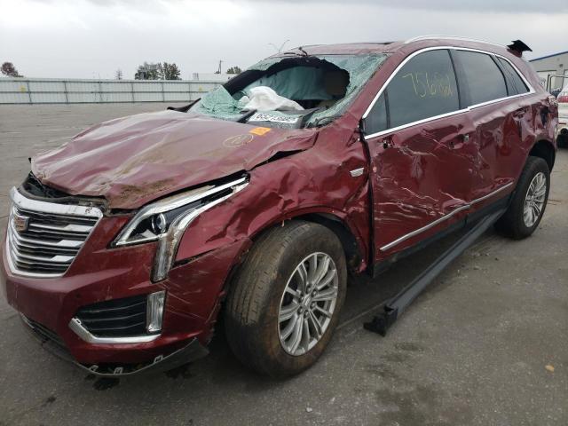 1GYKNBRS8HZ242627 - 2017 CADILLAC XT5 LUXURY BURGUNDY photo 2