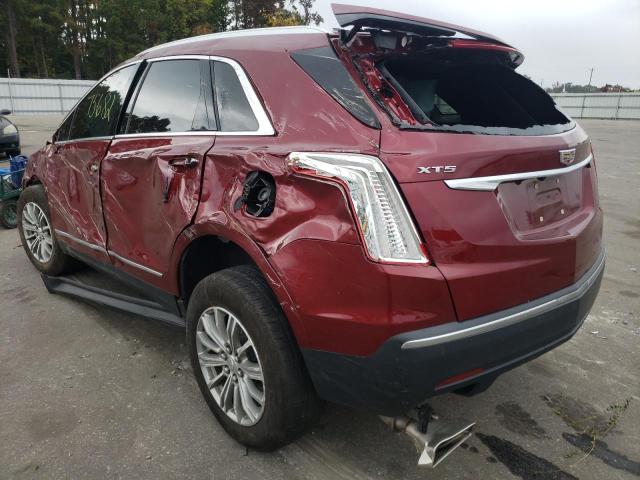 1GYKNBRS8HZ242627 - 2017 CADILLAC XT5 LUXURY BURGUNDY photo 3