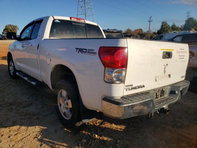 5TFBV581X8X051612 - 2008 TOYOTA TUNDRA DOU WHITE photo 3