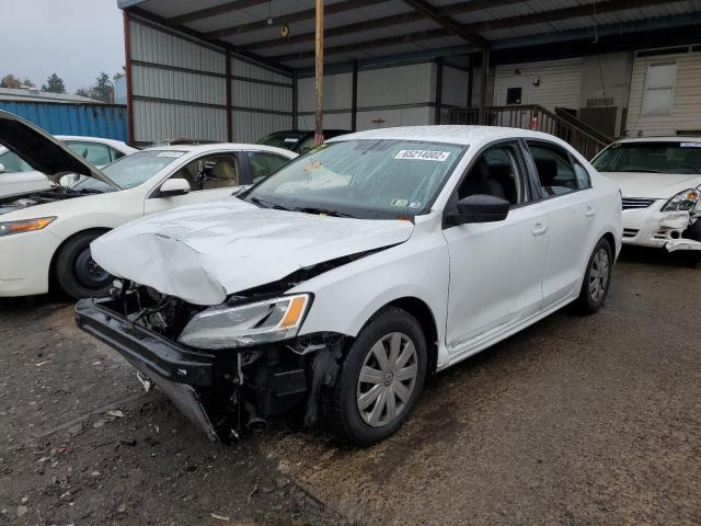 3VW2K7AJ9FM303591 - 2015 VOLKSWAGEN JETTA BASE WHITE photo 2