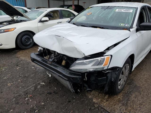 3VW2K7AJ9FM303591 - 2015 VOLKSWAGEN JETTA BASE WHITE photo 9