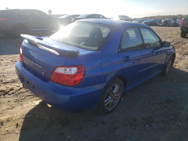 JF1GD29635H518897 - 2005 SUBARU IMPREZA WR BLUE photo 4