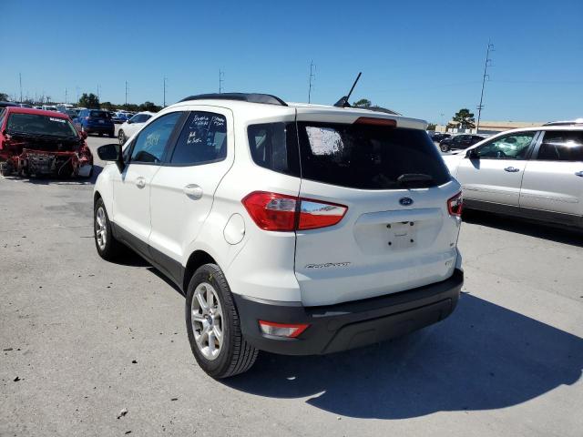 MAJ3P1TE3JC180246 - 2018 FORD ECOSPORT S WHITE photo 3