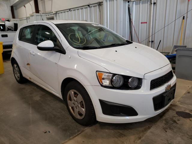 1G1JA6SH9E4205719 - 2014 CHEVROLET SONIC LS WHITE photo 1