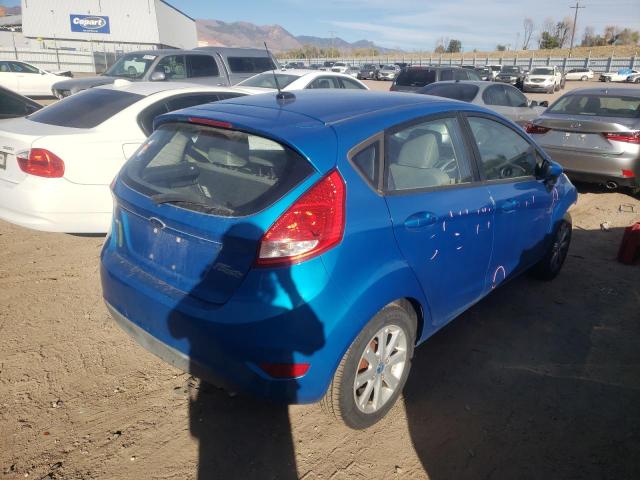 3FADP4EJ1CM111900 - 2012 FORD FIESTA SE BLUE photo 4