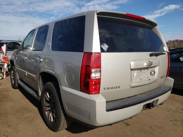 1GNFK13549R118571 - 2009 CHEVROLET TAHOE HYBR SILVER photo 3