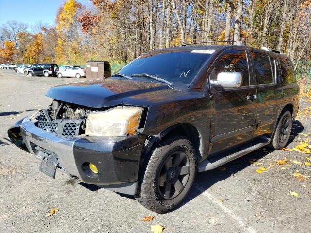 5N1AA08B45N702836 - 2005 NISSAN ARMADA SE BLACK photo 2