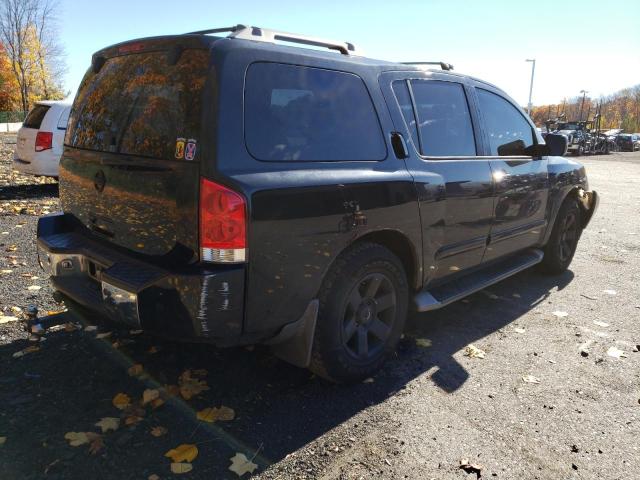 5N1AA08B45N702836 - 2005 NISSAN ARMADA SE BLACK photo 4