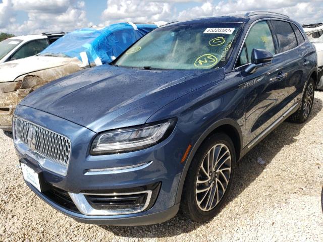 2LMPJ8L90KB****** - 2019 LINCOLN NAUTILUS R BLUE photo 2