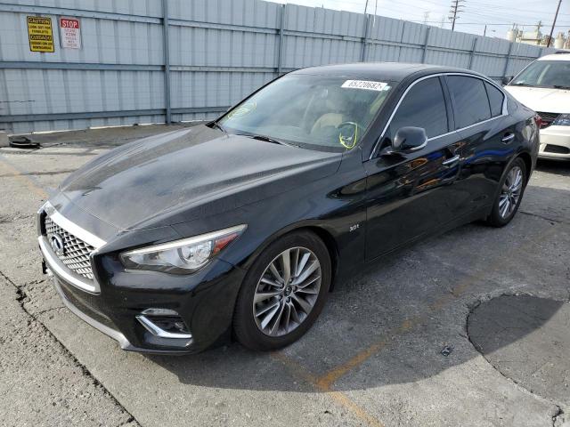 JN1EV7AP4JM353589 - 2018 INFINITI Q50 LUXE BLACK photo 2