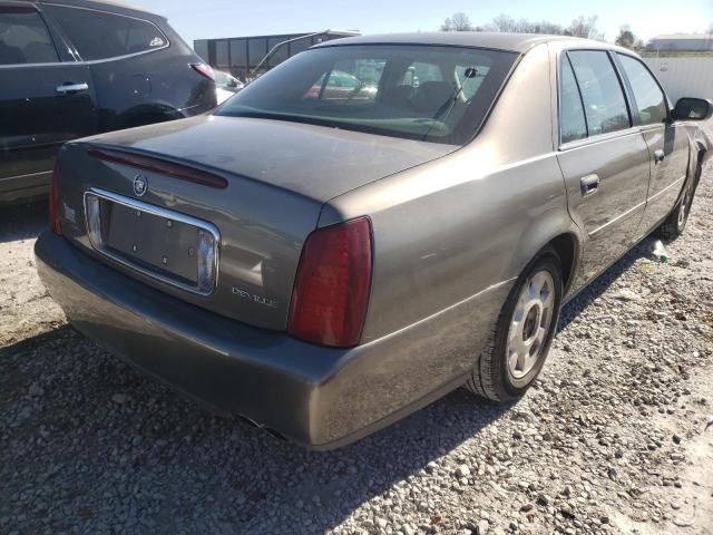 1G6KD54YX2U249611 - 2002 CADILLAC DEVILLE BROWN photo 4