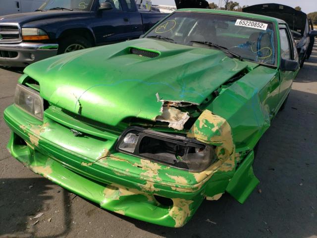 1FACP42E4MF106758 - 1991 FORD MUSTANG GT GREEN photo 9