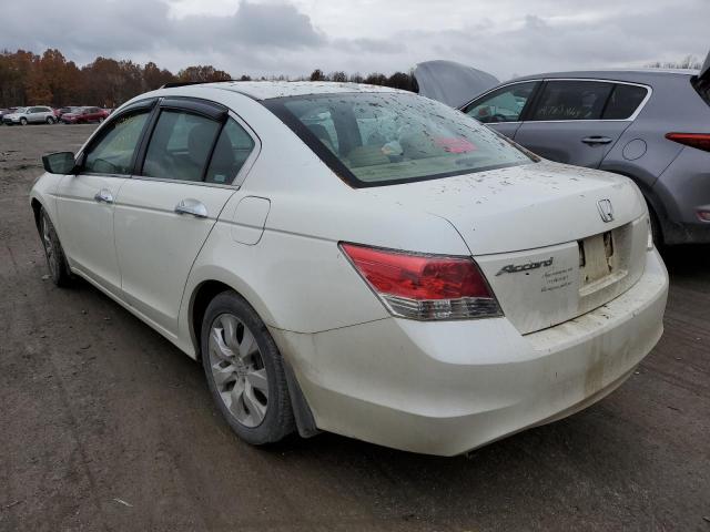 1HGCP36848A068414 - 2008 HONDA ACCORD EXL WHITE photo 3