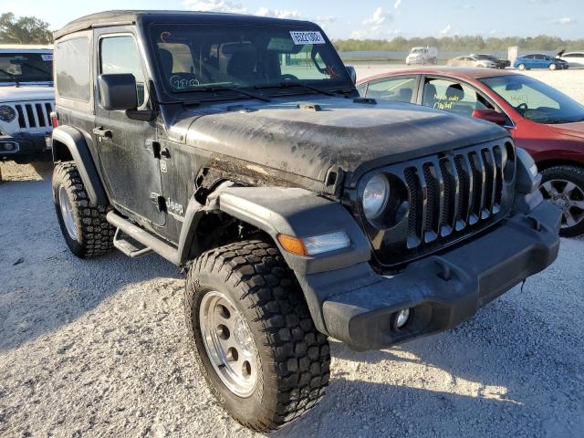 1C4GJXAG0JW193877 - 2018 JEEP WRANGLER S BLACK photo 1