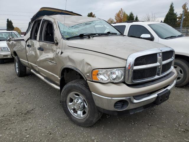 3D7KS28C85G797118 - 2005 DODGE RAM 2500 S GOLD photo 1