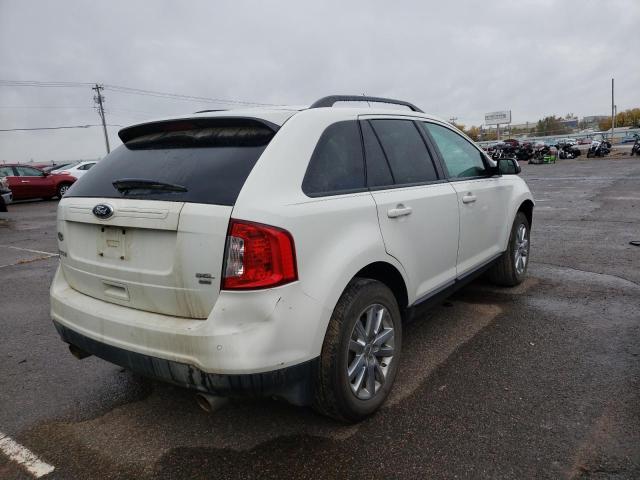 2FMDK4JCXCBA12585 - 2012 FORD EDGE SEL WHITE photo 4