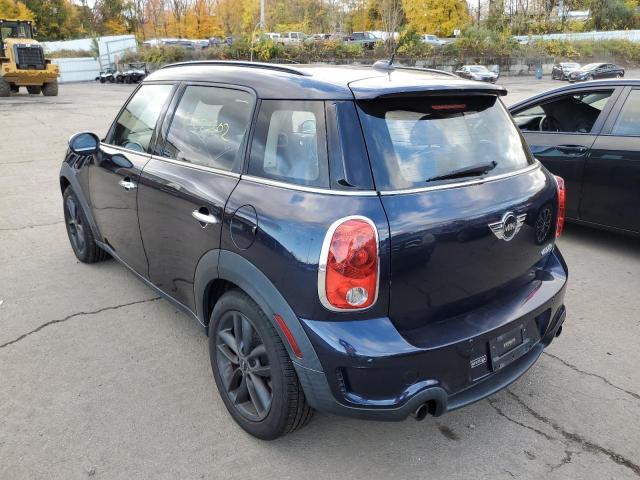 WMWZC3C5XCWL85833 - 2012 MINI COOPER S C BLUE photo 3