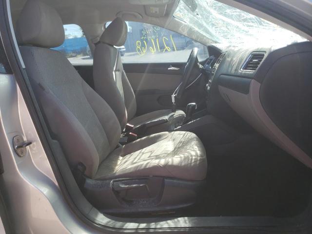 3VW2K7AJ6BM056895 - 2011 VOLKSWAGEN JETTA BASE 银色 照片 5