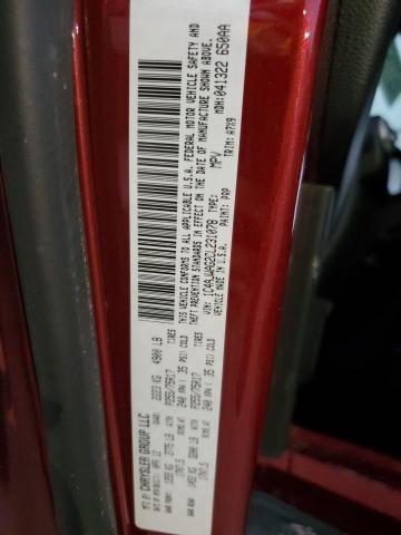 1C4AJWAG2CL231078 - 2012 JEEP WRANGLER S BURGUNDY photo 10