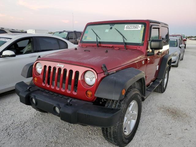 1C4AJWAG2CL231078 - 2012 JEEP WRANGLER S BURGUNDY photo 2