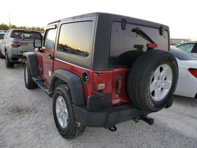 1C4AJWAG2CL231078 - 2012 JEEP WRANGLER S BURGUNDY photo 3