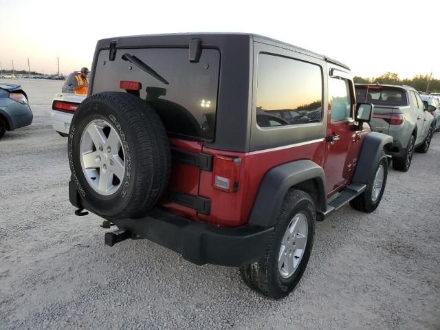 1C4AJWAG2CL231078 - 2012 JEEP WRANGLER S BURGUNDY photo 4