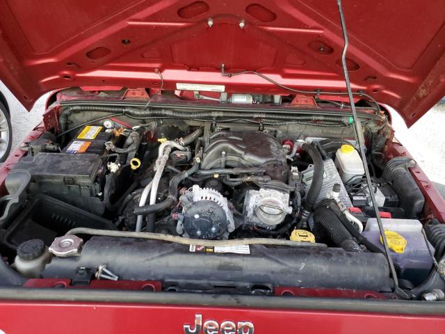 1C4AJWAG2CL231078 - 2012 JEEP WRANGLER S BURGUNDY photo 7