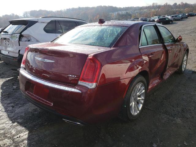 2C3CCAAG6MH570774 - 2021 CHRYSLER 300 TOURIN RED photo 4