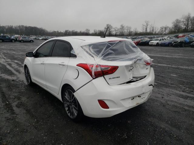 KMHD35LH8HU350046 - 2017 HYUNDAI ELANTRA GT WHITE photo 3