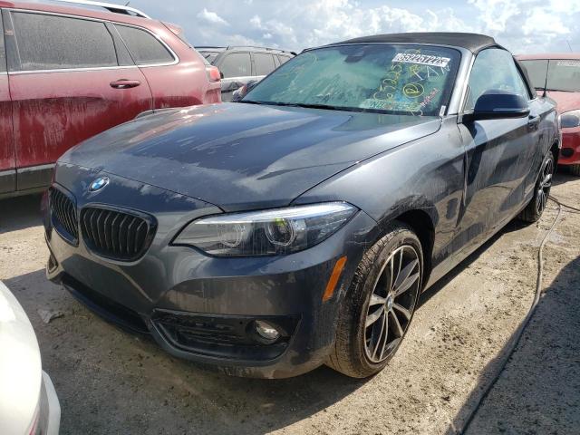 WBA2M7C0XM7J27995 - 2021 BMW 230I Szary zdjęcie 1