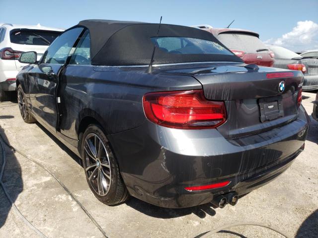 WBA2M7C0XM7J27995 - 2021 BMW 230I Szary zdjęcie 2